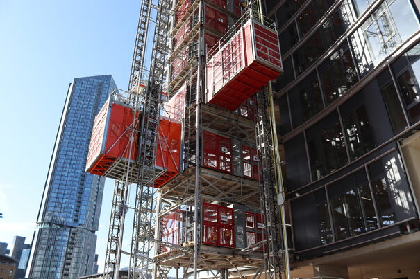 Wood Wharf Cas Tower and scaffolding company